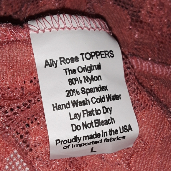 Dressbarn Coral Lace Bandeau NWT - Picture 5 of 5